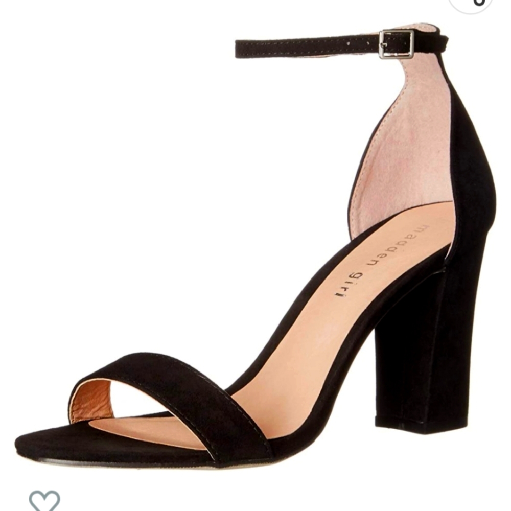 Madden Girl velvet heel sandals